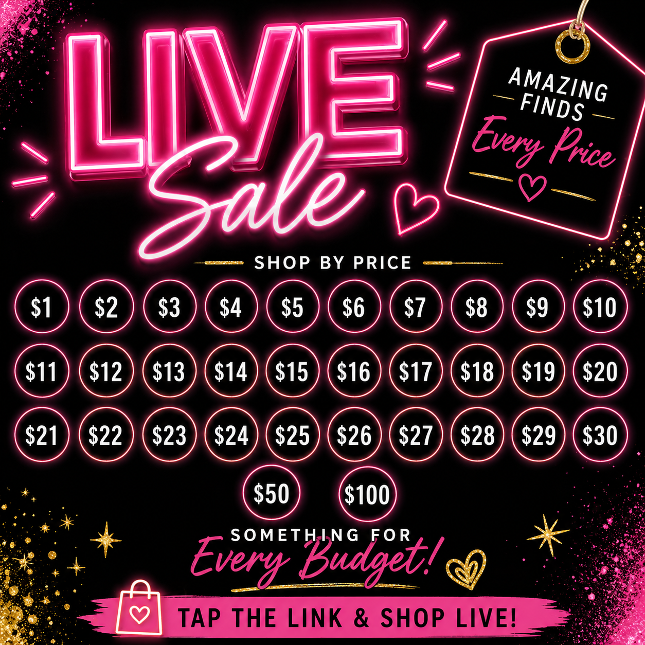 Live sale