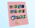 12-Piece Handcrafted Luxury K9 Gem Cluster Set