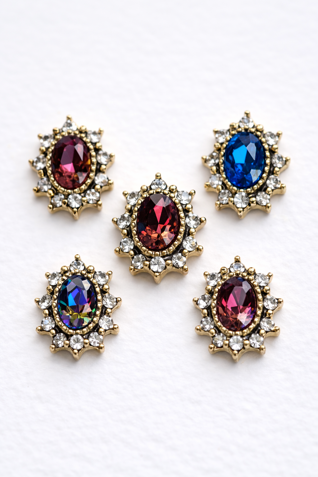 4pc Vintage Nail Frames