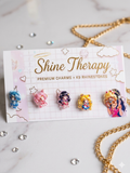 5pc Moon girl charms